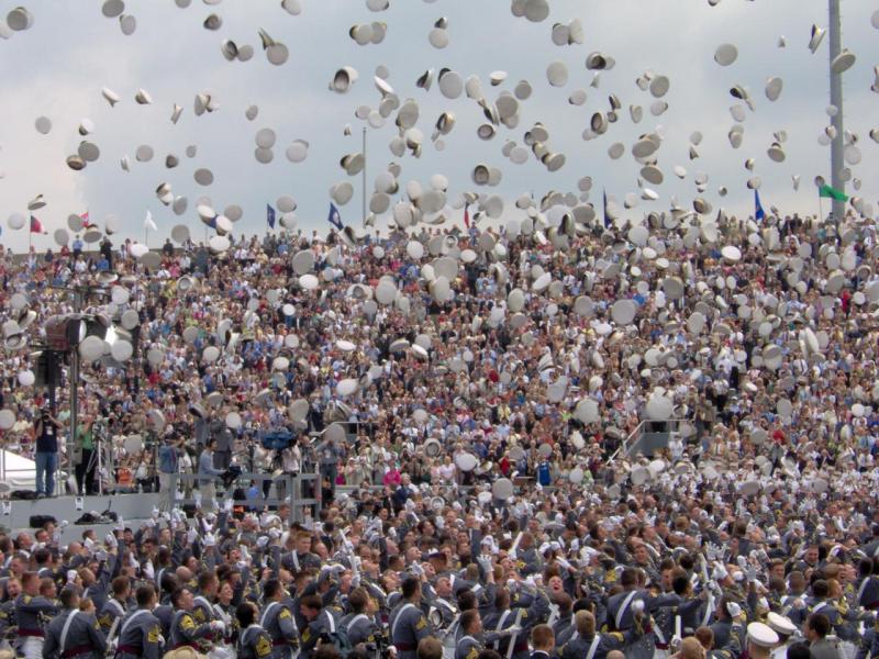 Grad Hat Toss